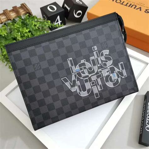 pochette louis vuitton damier homme|louis vuitton damier print.